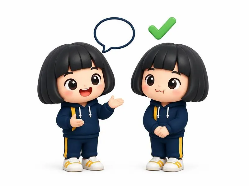 Two people taking turns to speak / 两人轮流说话